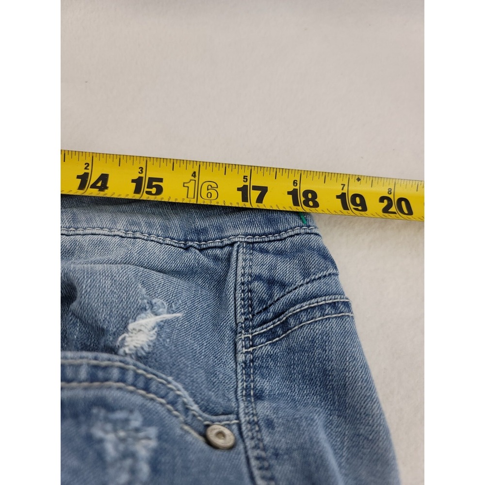 Democracy Girlfriend Distressed Light Wash Blue Denim Jeans Size 16 Everyday - Picture 6 of 8